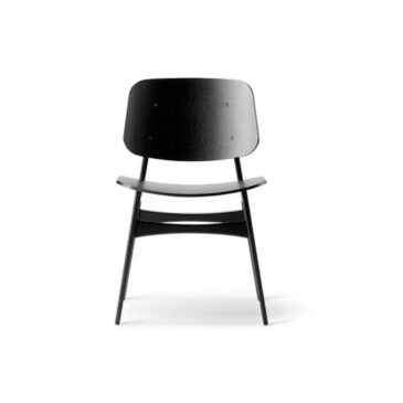 Fredericia SØBORG 3050 chair, black lacquered oak