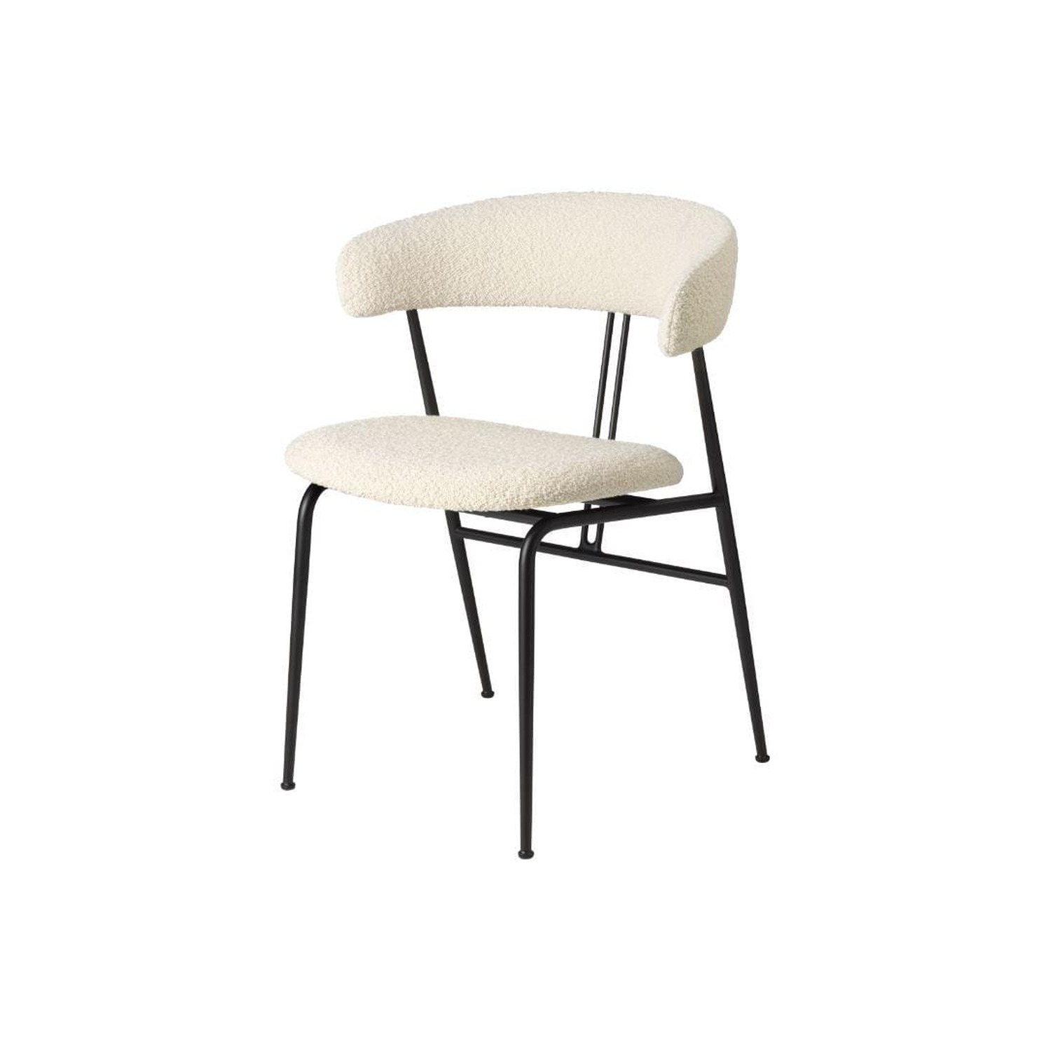 GUBI VIOLIN dining chair, fully upholstered