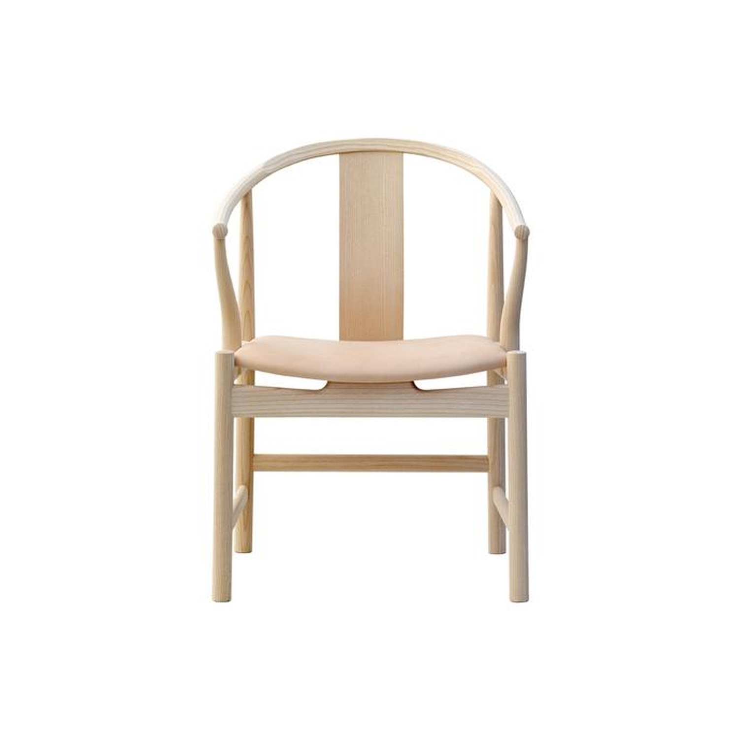 PP Møbler PP56 CHINESE chair, soaped ash/light natural leather