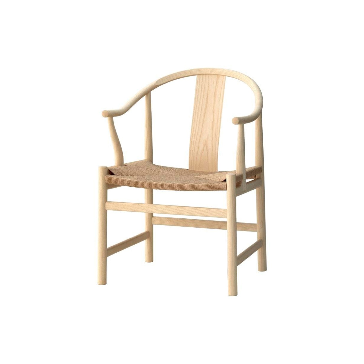 PP Møbler PP66 CHINESE chair, soaped ash/natural seat