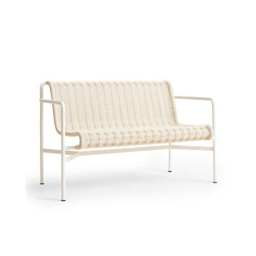 HAY PALISSADE CORD bench with armrests