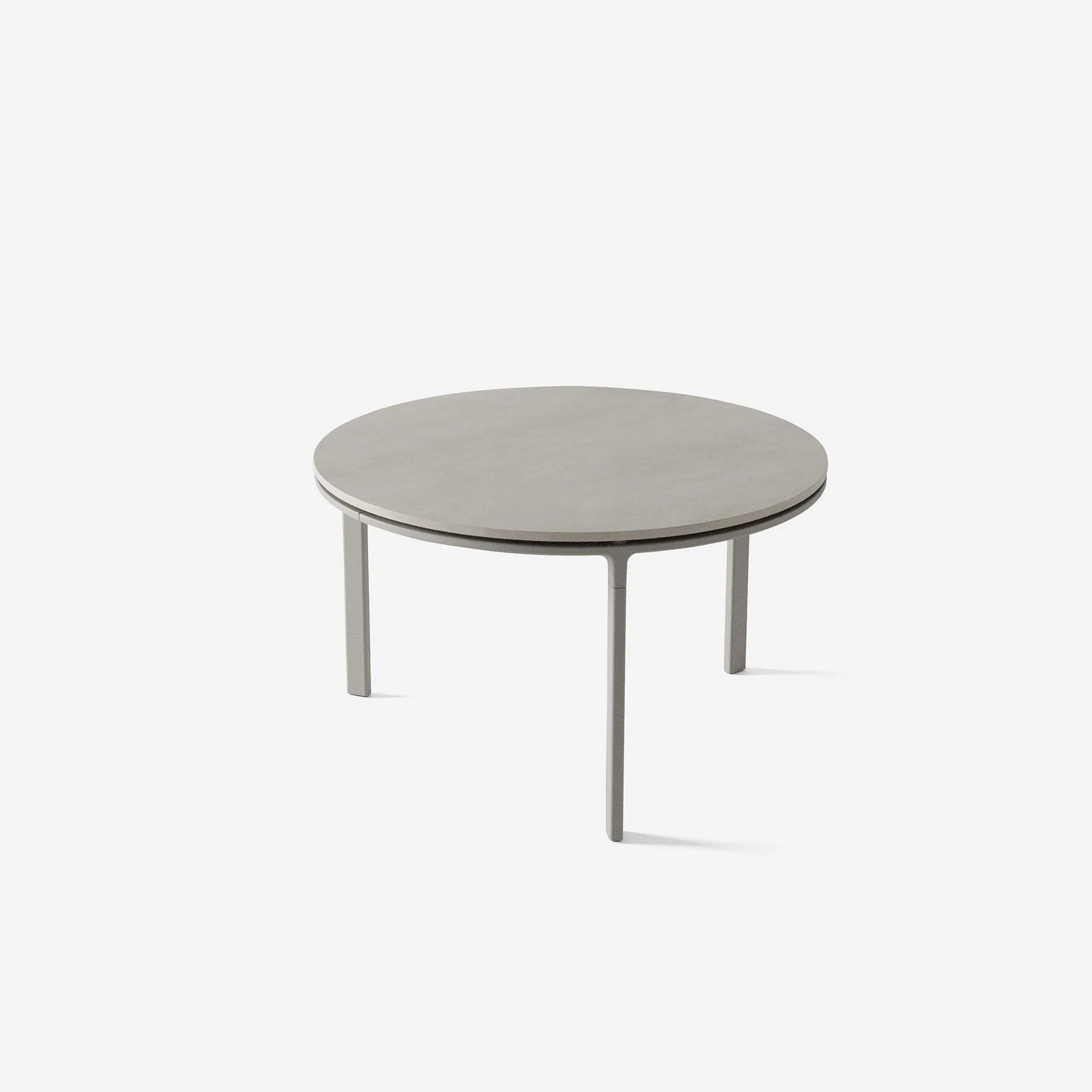 Vipp 714 Open-Air coffee table Ø60 cm, light grey/ceramic