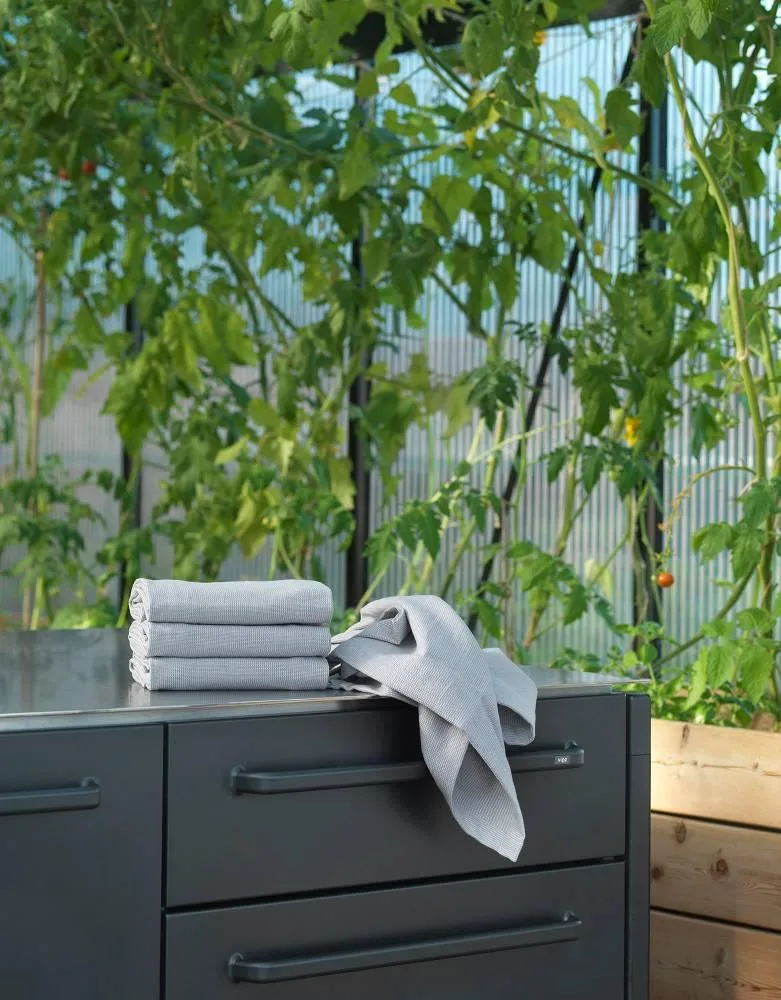 Vipp 121 Tea towel, 2 pcs, grey - Image 3