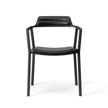 Vipp 451 Chair, black leather