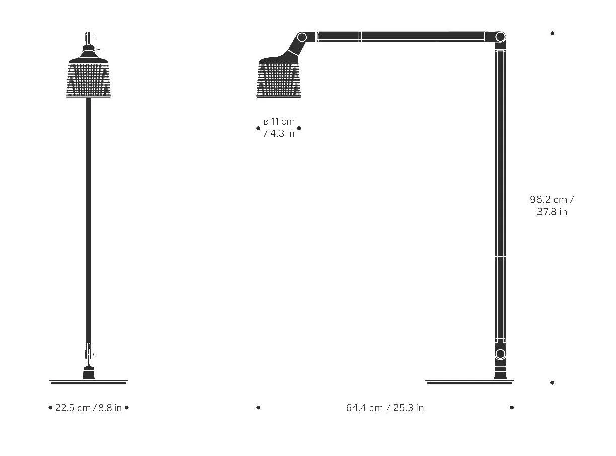 Vipp 525 Floor lamp, black - Image 5