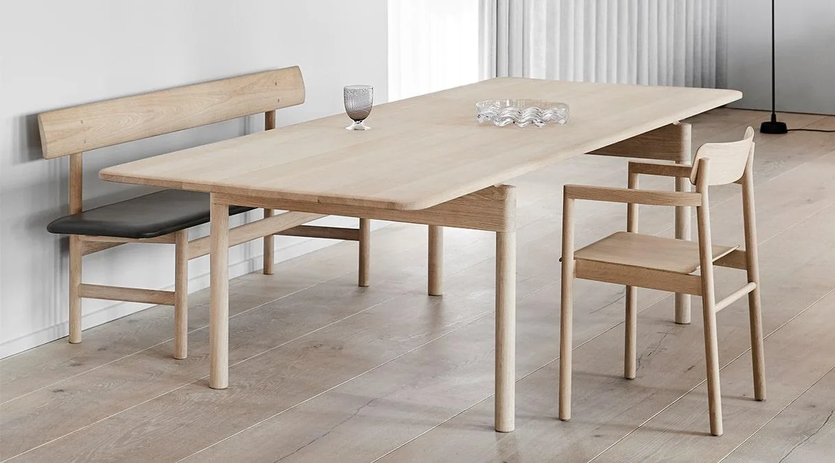 Fredericia POST -ruokapöytä, 320x100cm, saippuoitu tammi - Image 3