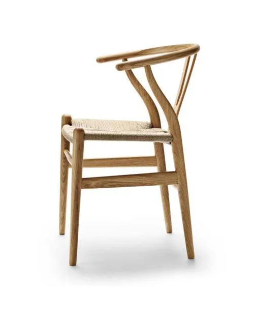 Carl Hansen CH24 chair, lacquered oak/natural paper cord - Image 2