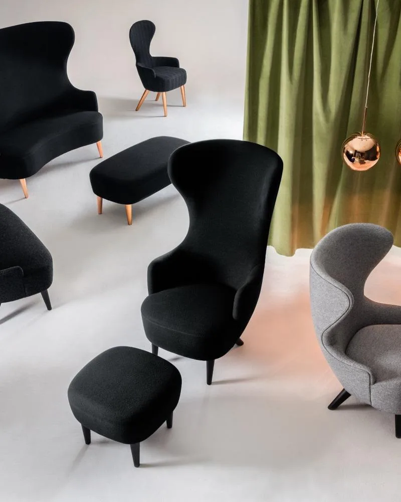 Tom Dixon WINGBACK armchair, black - Image 4