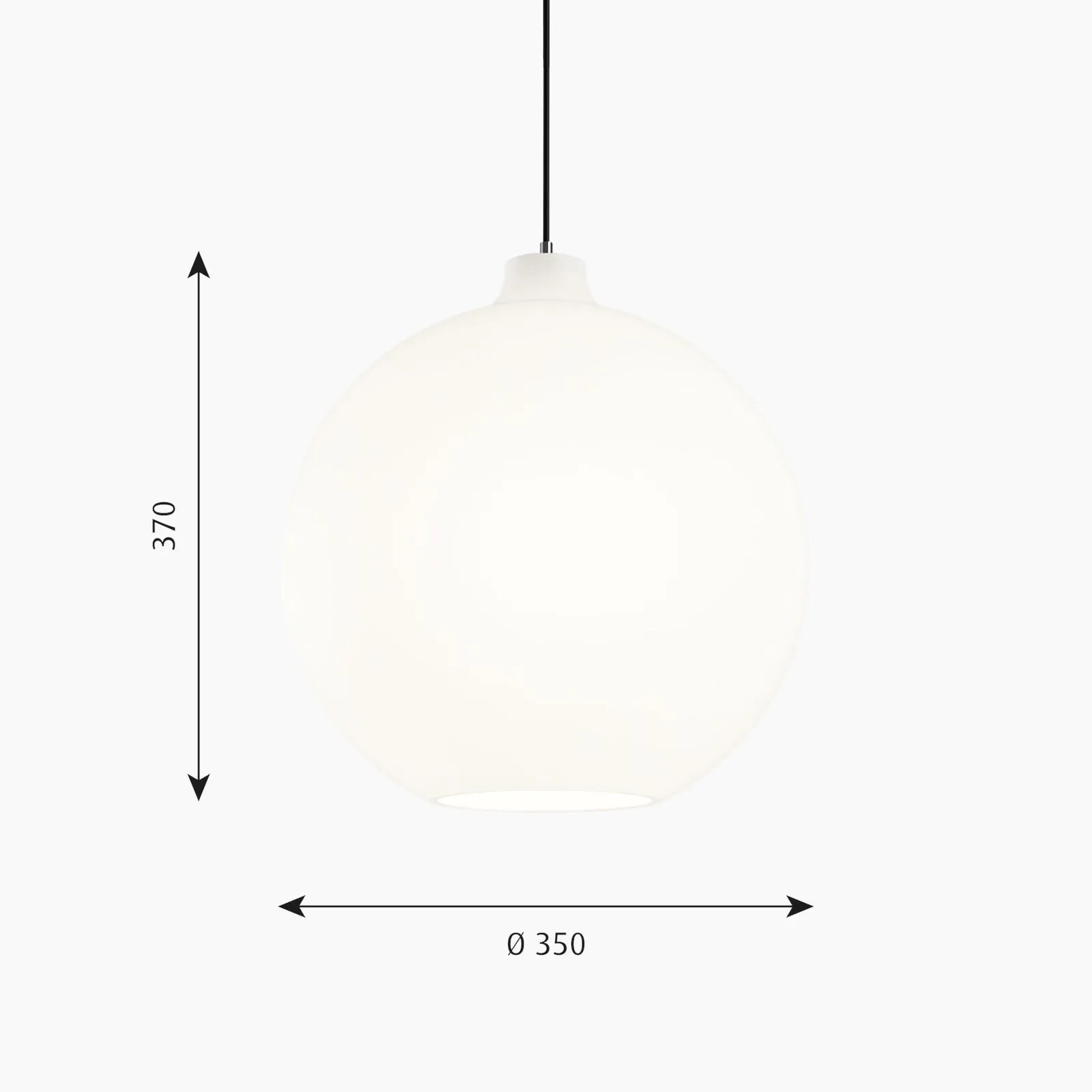 Louis Poulsen WOHLERT -riippuvalaisin, Ø350 mm - Image 2