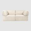 GUBI WONDER sofa, 2 seater, white