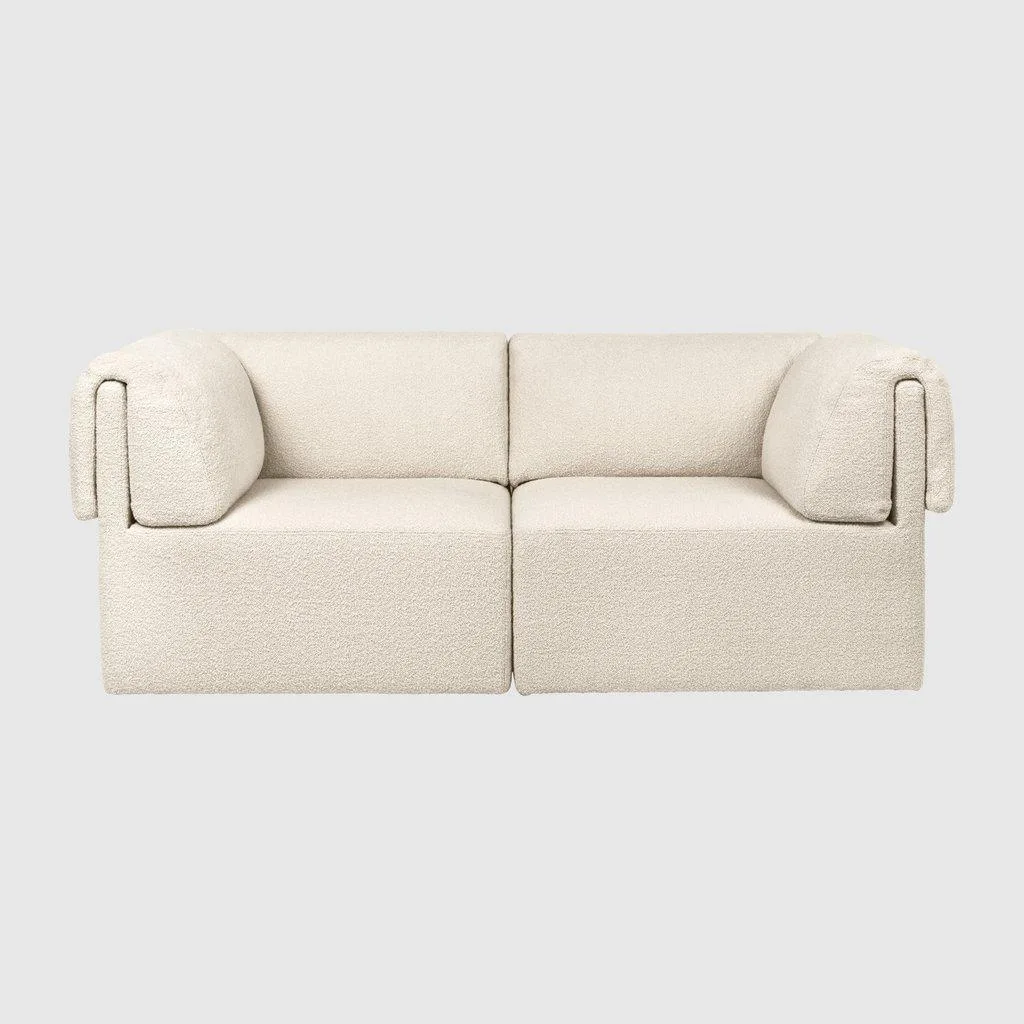 GUBI WONDER sofa, 2 seater, white