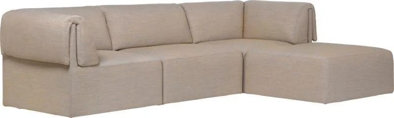 GUBI WONDER corner sofa, 3 seater, beige - Image 2