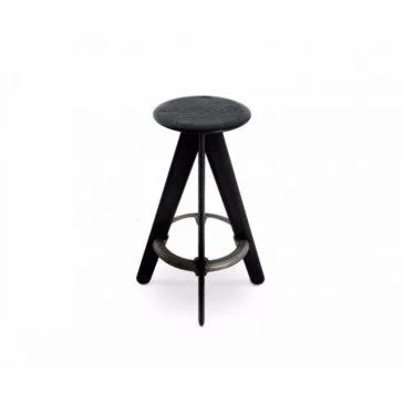 Tom Dixon SLAB bar stool, black oak