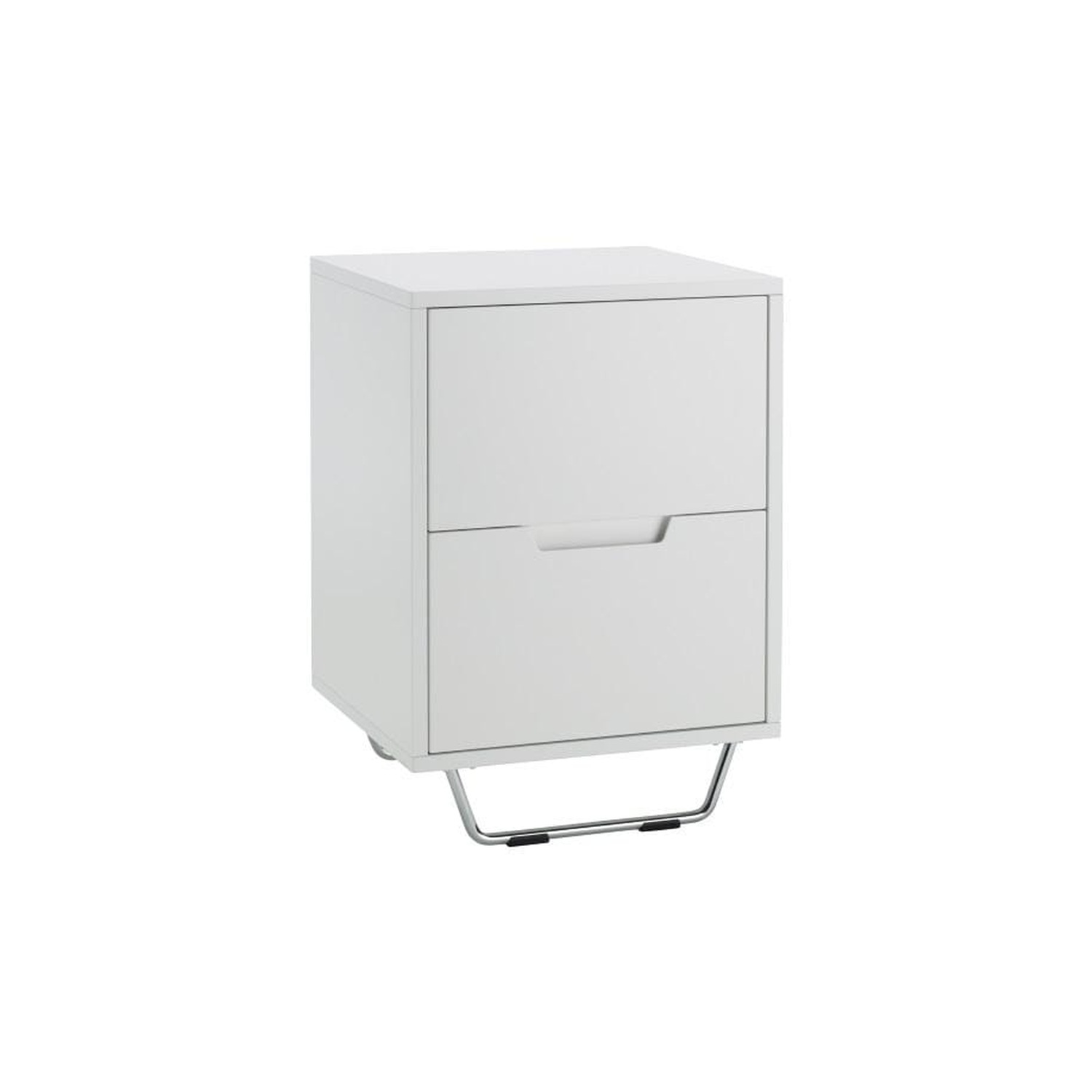 Karl Andersson & Söner MAY bedside table, white/chrome