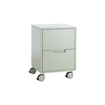 Karl Andersson & Söner MAY-yöpöytä, vihreä, pyörillä
