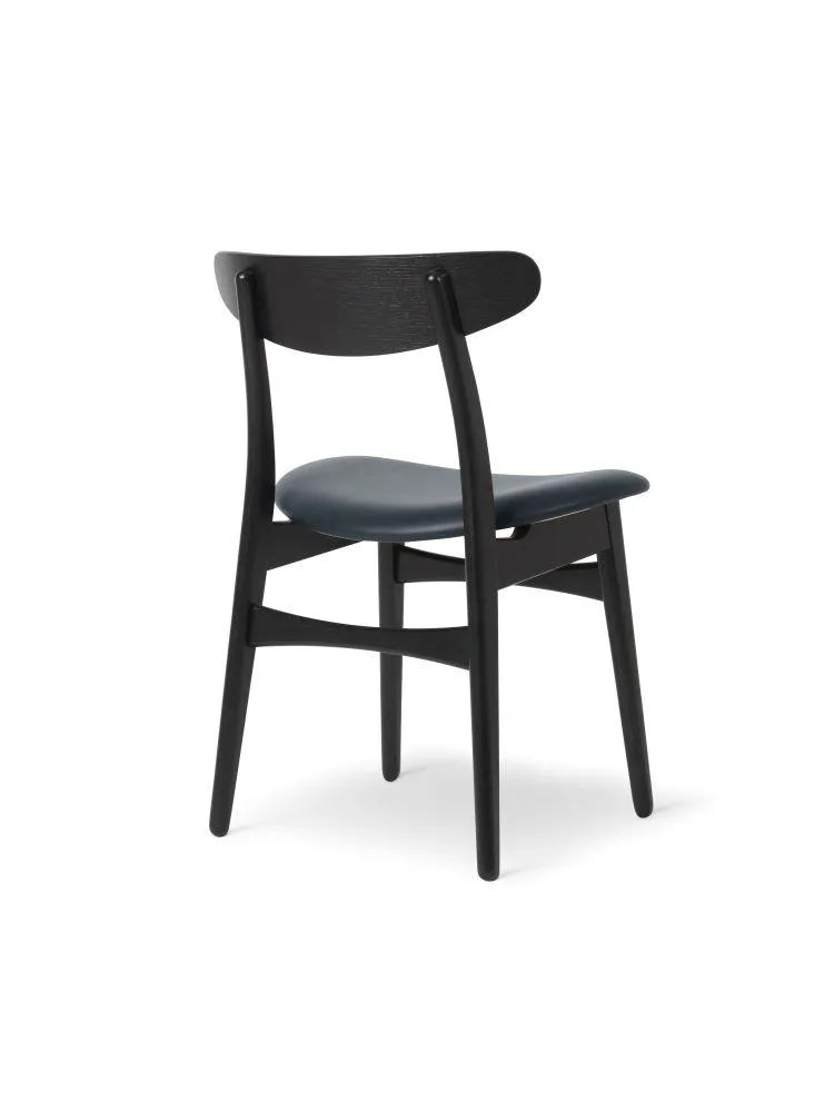 Carl Hansen CH30P -tuoli, musta/musta nahka - Image 2
