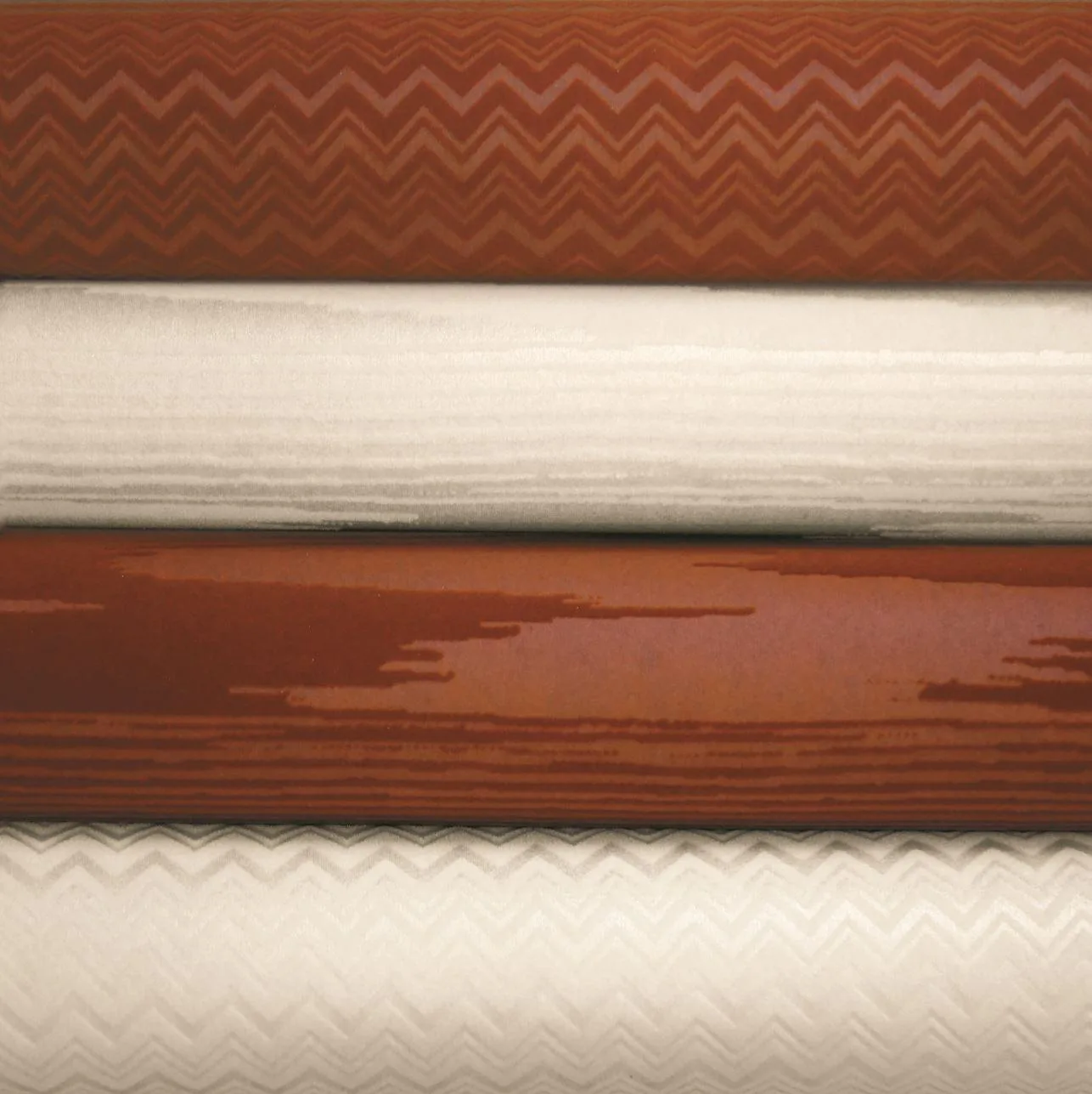 Missoni Home Zig Zag flock - tapetti, terrakotta - Image 2